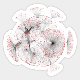 Network of rupert.id.au Sticker